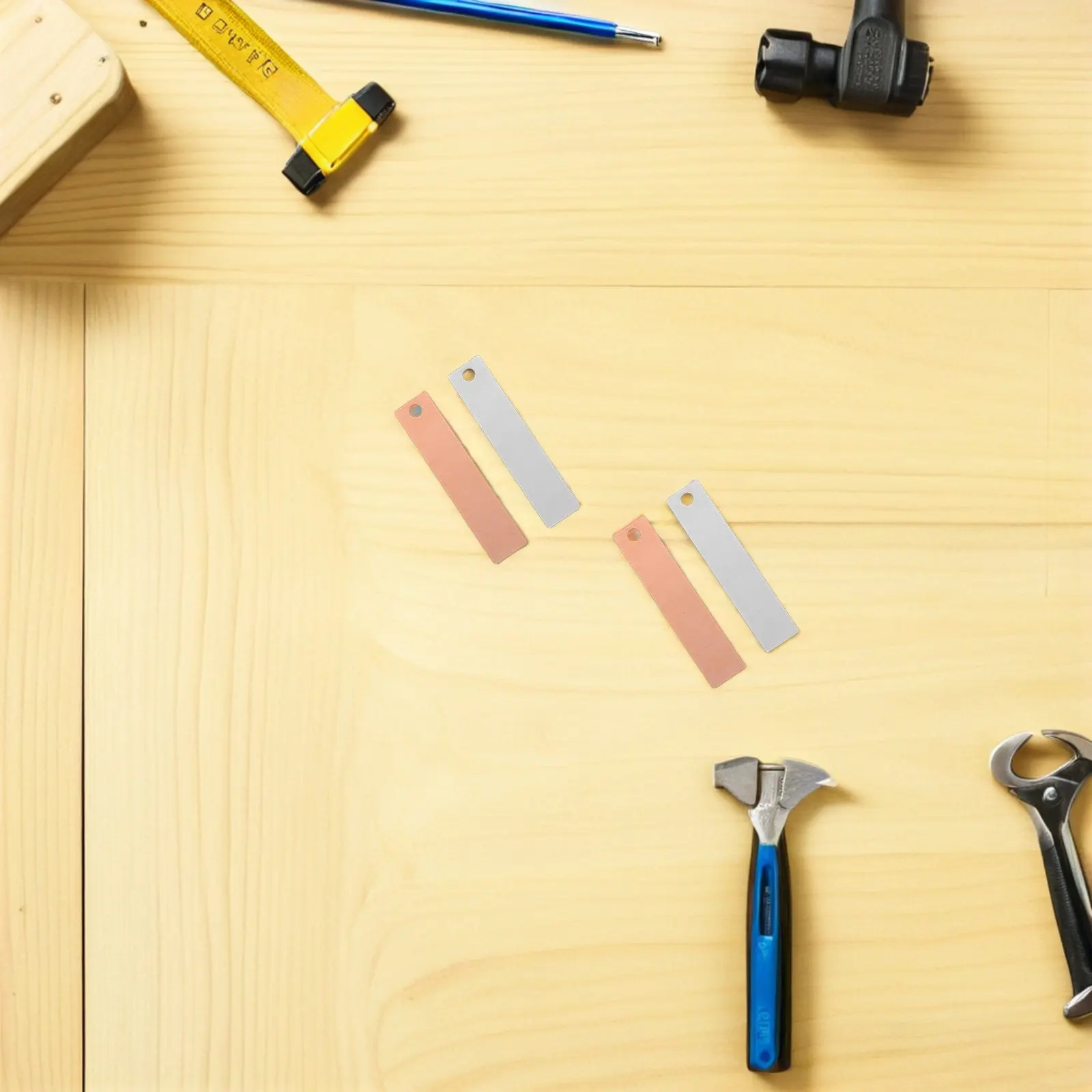 

50 пар медных цинковых гальванических полосок для научных экспериментов, химических лабораторий, обучения физике, образовательных целей