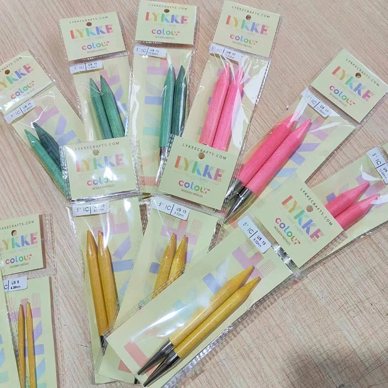 LYKKE Colored 5\'\'/11.5cm Interchangeable Knitting Needles Tip