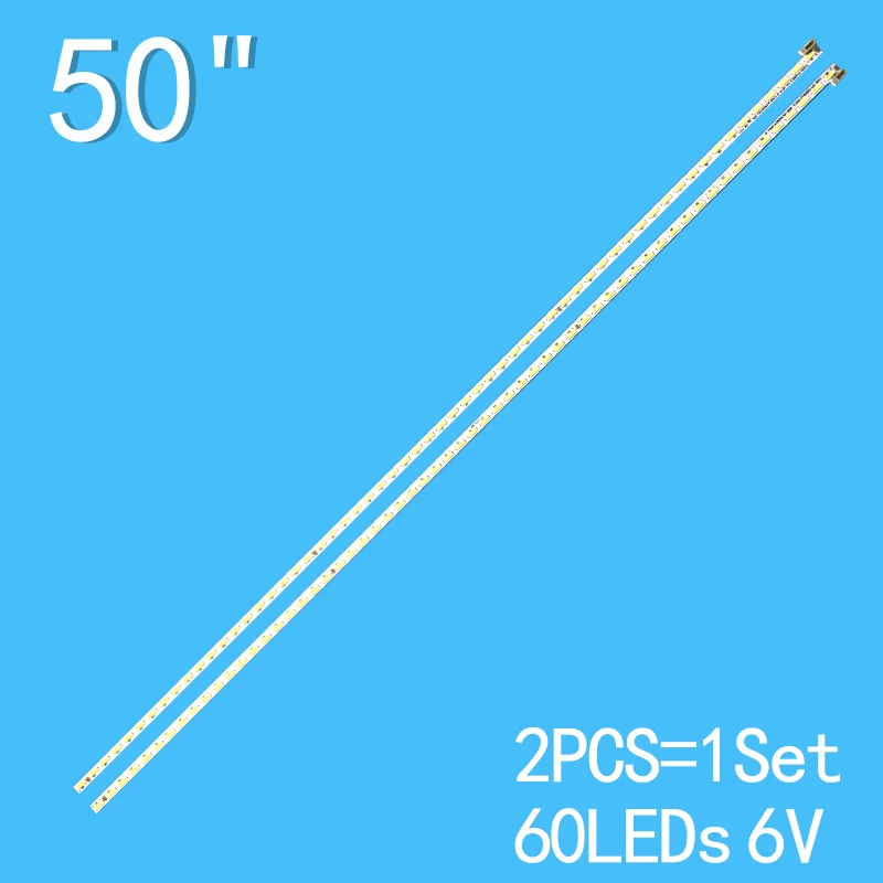 

2PCS/PET 550MM LED backlight lamp strip for 50 inch 60 lamp TC500-I1006(R/L)-UA-XP04 BL50UA8100-P1006-TLA-001