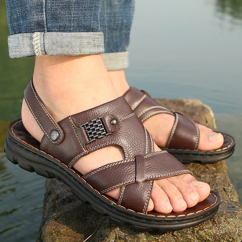 

Plus Size Beach Sandals One Strap Non-slip Hot Fashion Summer Slippers