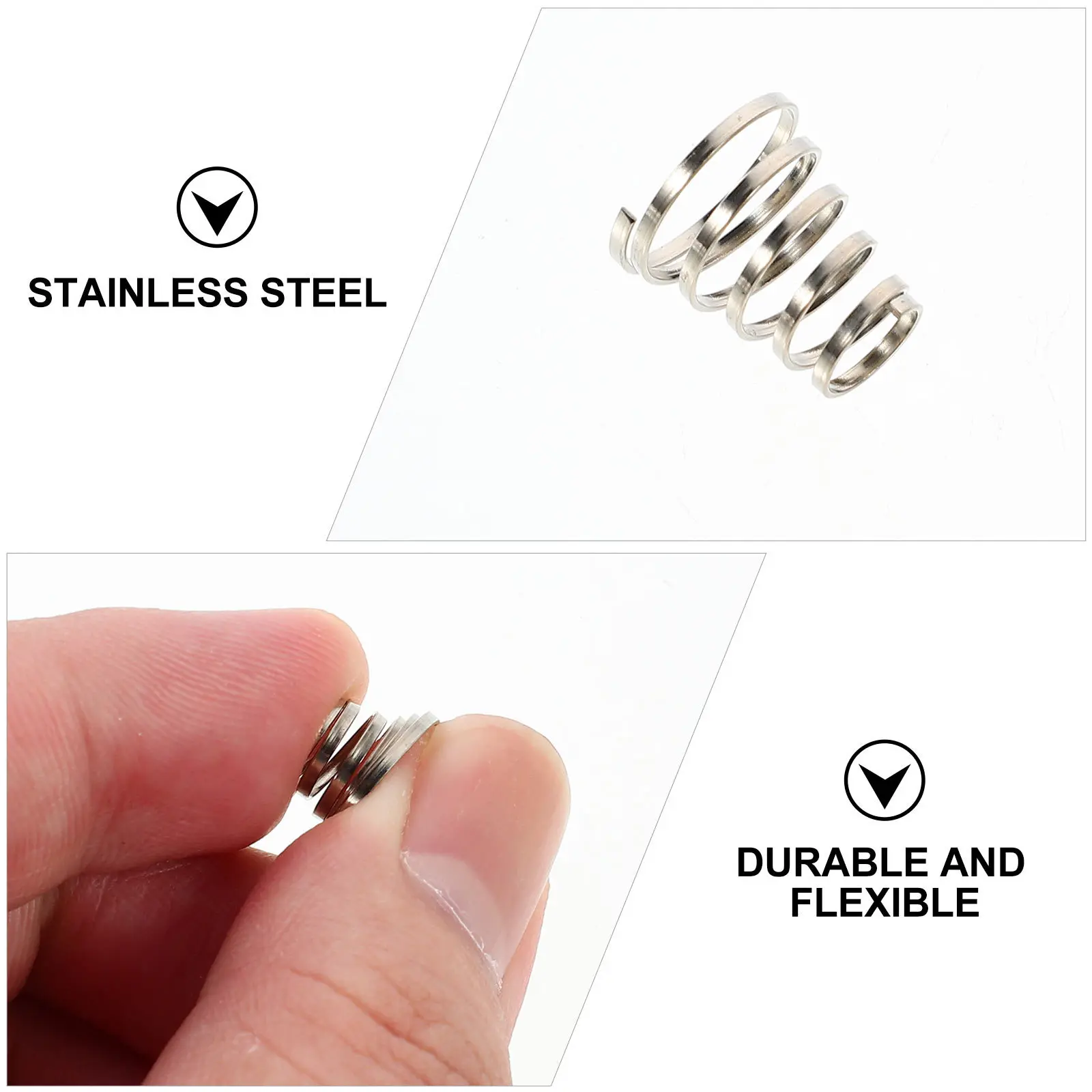 

10pcs Quick Release Skewer Springs Stainless Steel Bike Wheel Hubs Replacement Universal Fit For Mtb Road Bike Wheel Parts