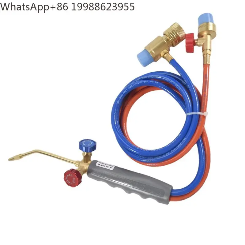 For Brazing Soldering Cylinder Not Included Light Weight Brass Oxygen MAPP/Propane Gas Welding Torch Fast-