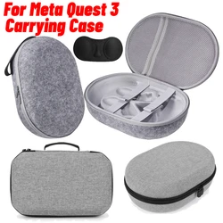 For Meta Quest 3 Larger Capacity Storage Bag Portable EVA Hard Shell Box Protective Carrying Case for Meta Quest3 VR Accessories