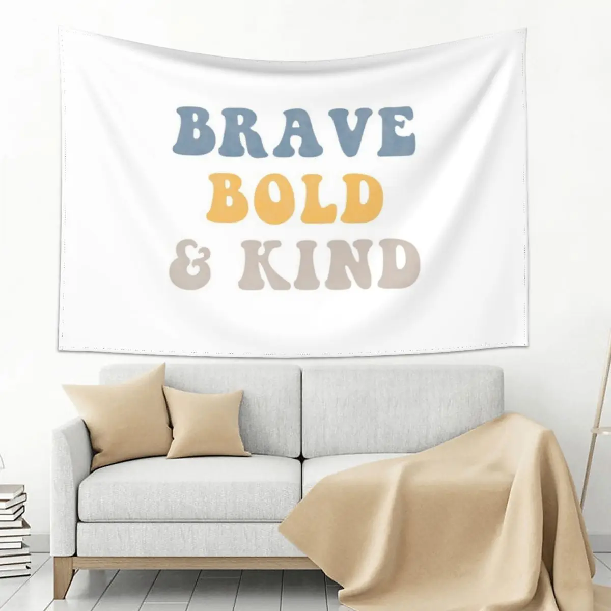 

Brave Bold and Kind Tapestry