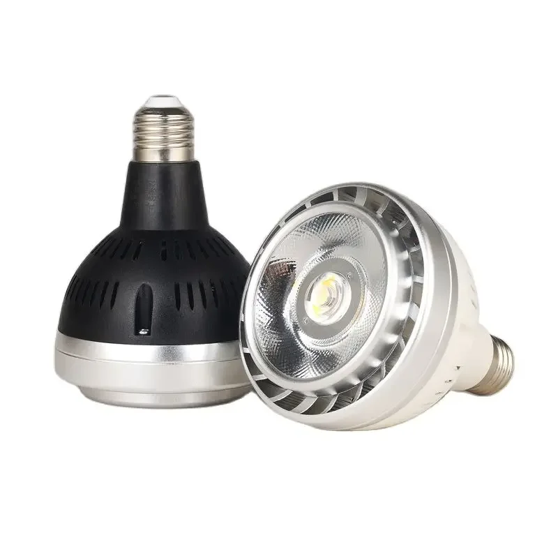 

E27 E26 Led spotlight 35w COB par30 Led bulb light indoor track spot shop lamp AC85-265V