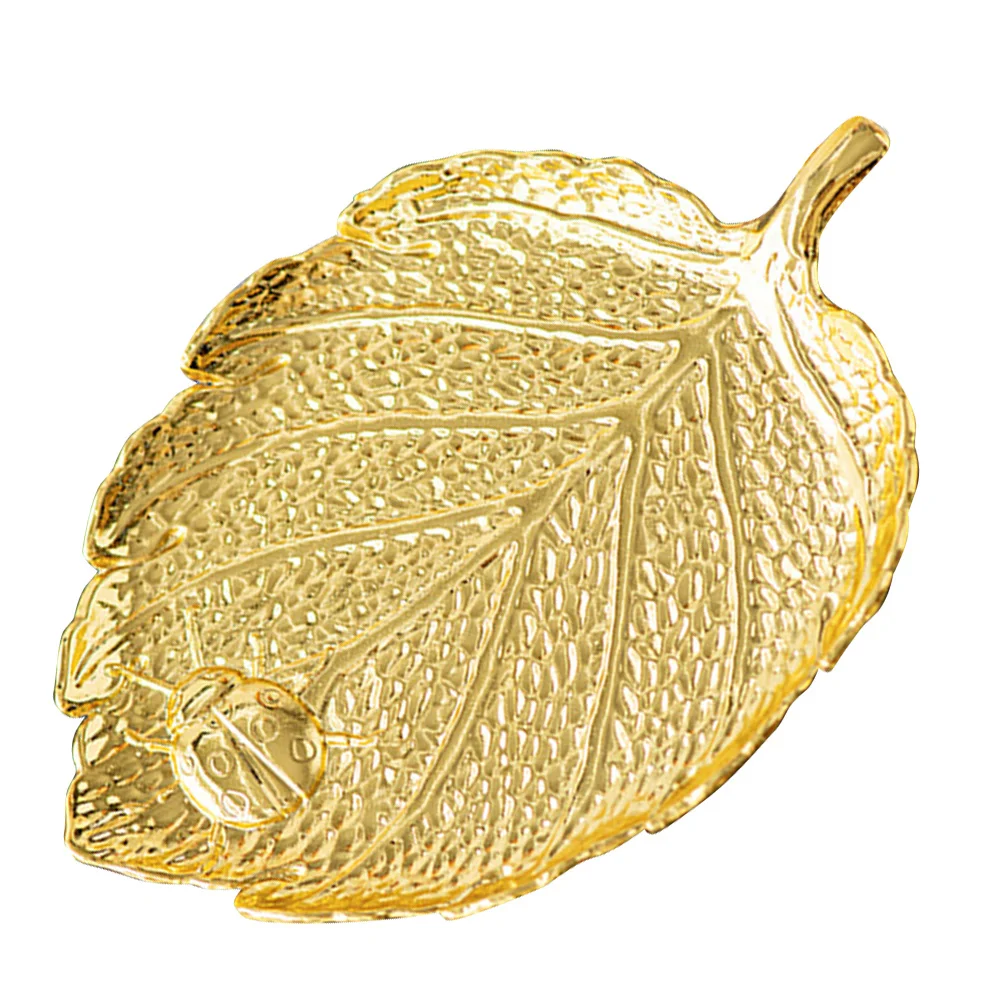 

Copper Metal Cup Holder Leaf Shape Nordic Coaster Heat Resistant Non-Slip Decorative Drink Coasters Metal Leaf Coaster