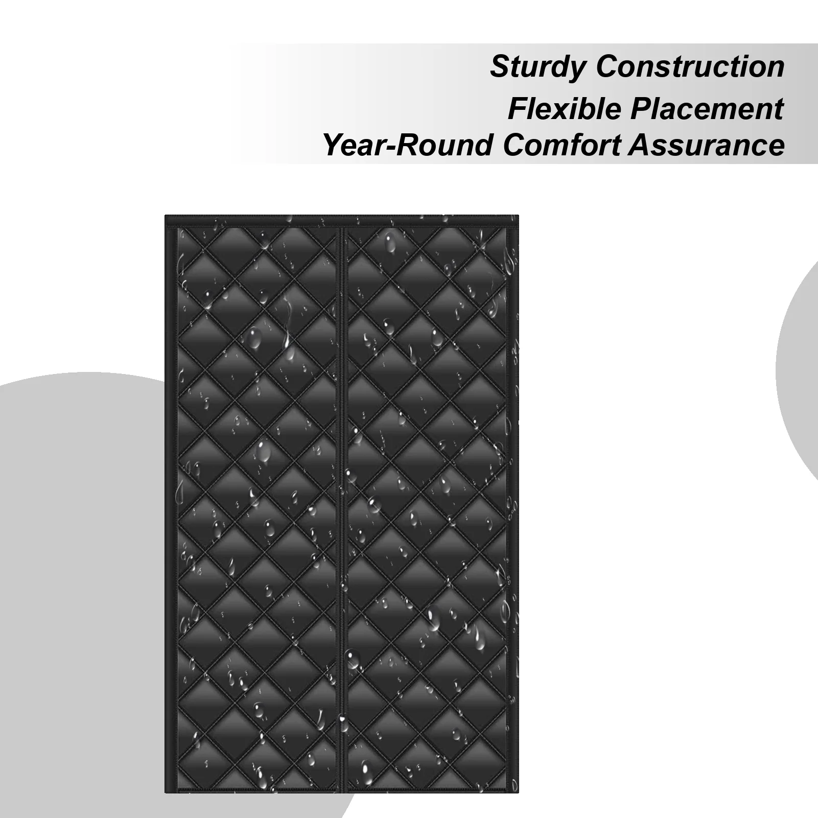 

Крышка двери автофургона на зиму 33X80 дюймов ветрозащитный магнитный экран дверь для путешествий защита на открытом воздухе кемпинг зимнее домашнее укрытие