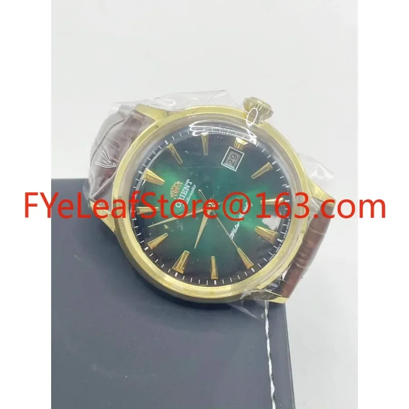 

Old classic fully automatic mechanical men's watch, bubble mirror retro waterproof high-end belt watch.