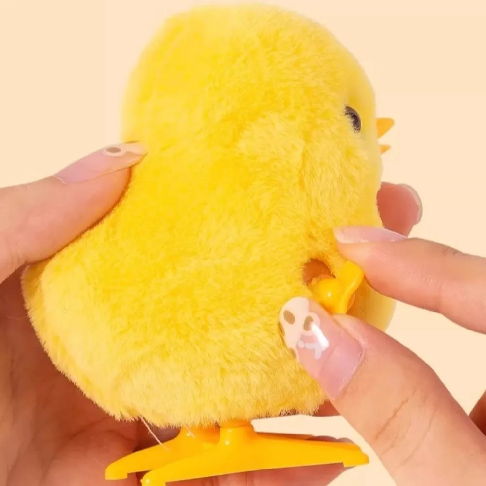 Gift Jumping Chicken Duck Yellow Jumping Chicken Clockwork Cartoon Interactive Simulation Walking Hopping Small Animal