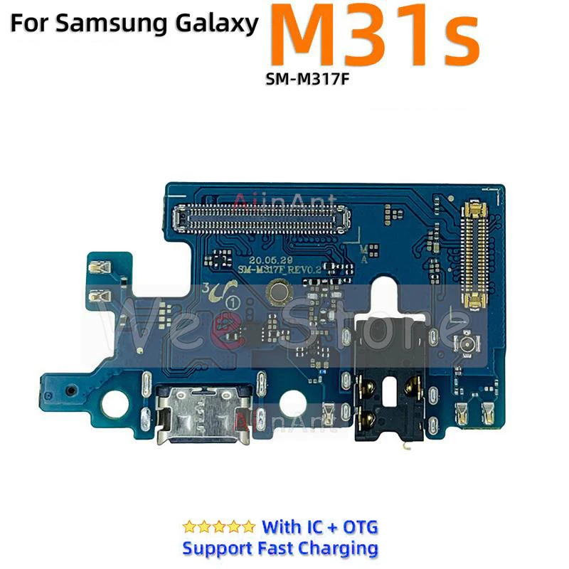 AiinAnt Bottom SUB Board Dock Charger Charging port Flex Cable For Samsung Galaxy M20 M21 M21s M22 M23 M30 M30s 5G Replacement