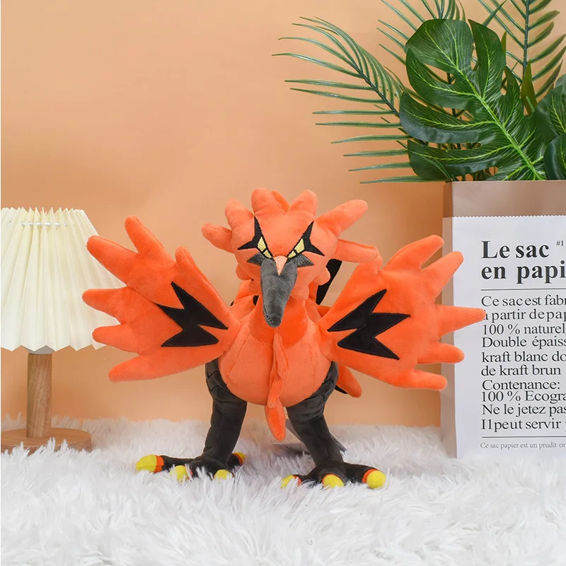 Articuno Pokemon Galarian Zapdos Moltres  Plush Toy Shiny Ho-Oh Pidgeotto Funny Bird Peluche Doll Anime Game Collectible Gift