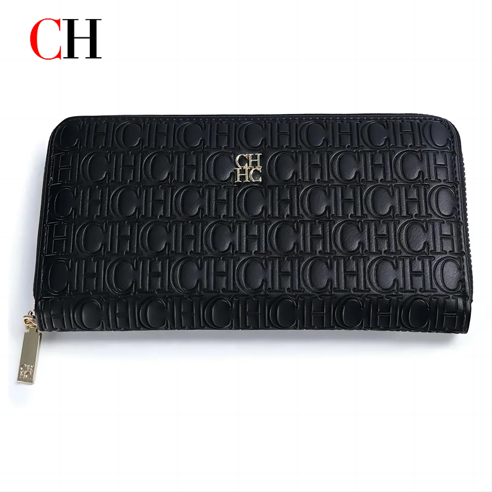 CH Fashion Classic Women's Wallet Standard Solid Color Design Letter Embossed Women's 2025 New Luxury Wallet