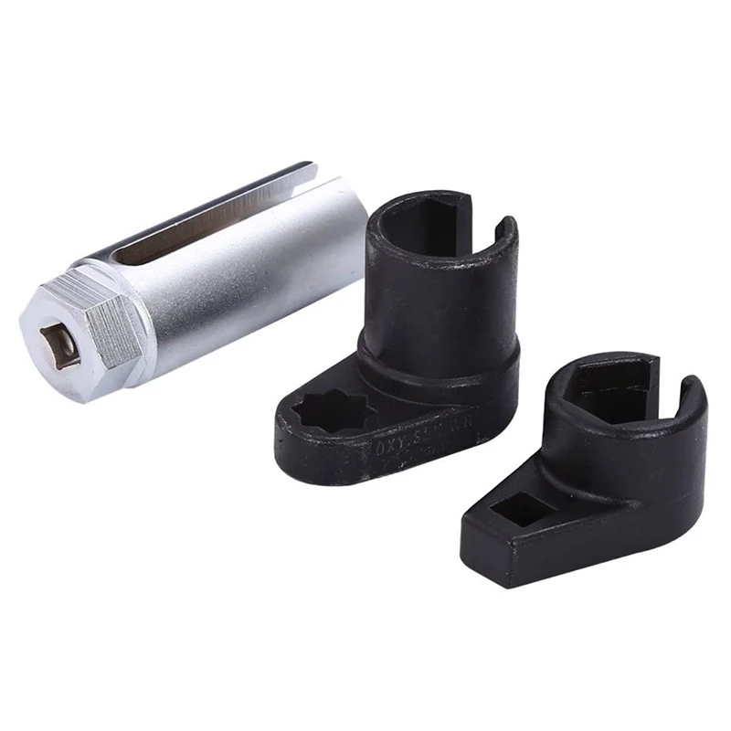 

3PCS 3/8" Drive Oxygen Sensor Socket Wrench 7/8" 22mm Universal Car Accessory Switch Socket for Automotive Repair