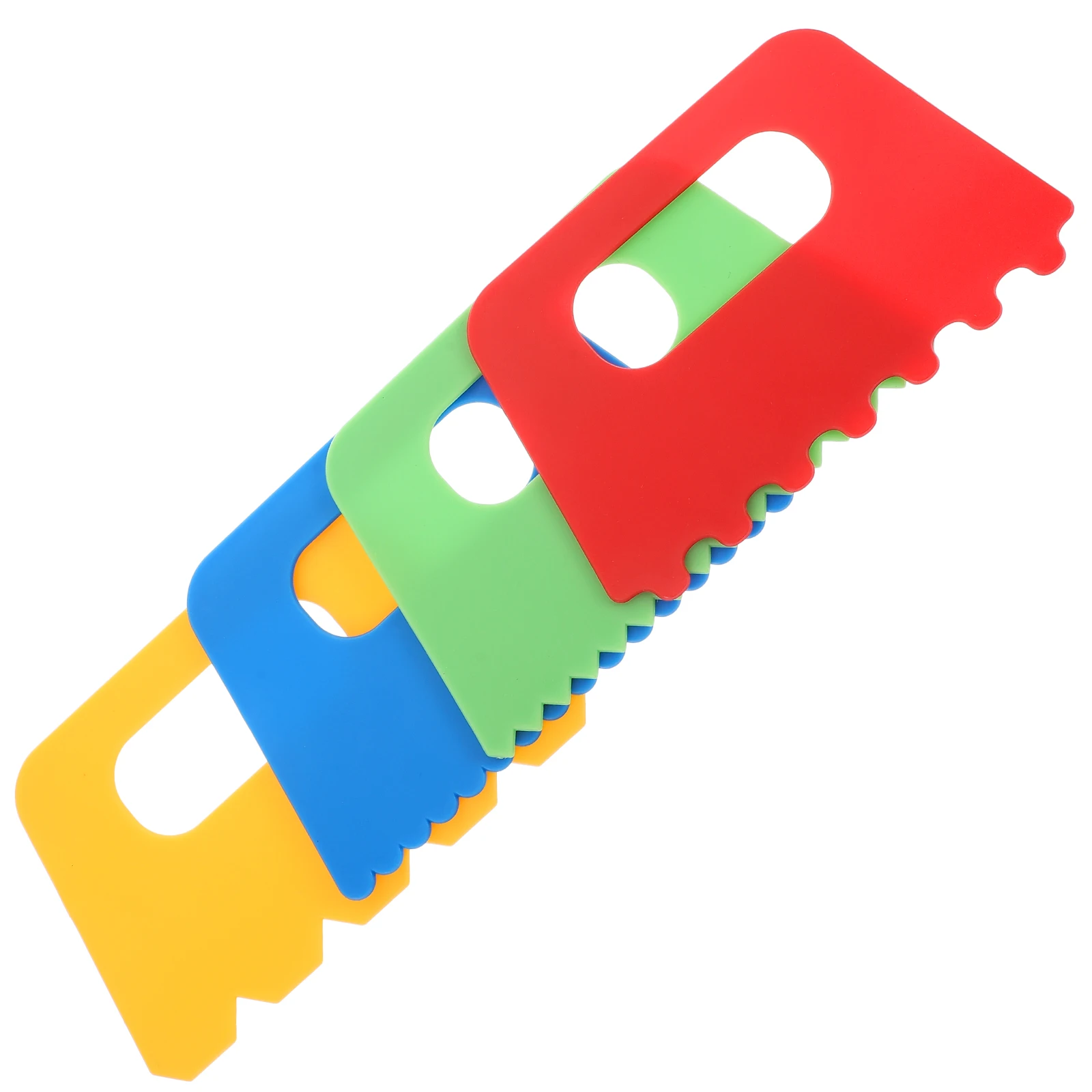 4pcs Children Painting Scraping Tools Kids Drawing Tool Plastic Spatula Supplies Preschool Education