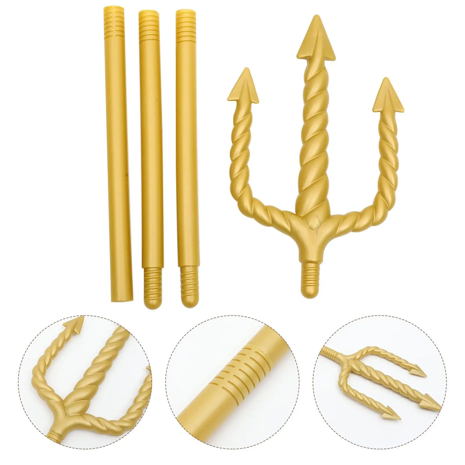 

Halloween Demon Fork Ornament Trident Fork Cosplay Costume Demon Fork photoProp Detachable Devil Fork prop Halloween party decor