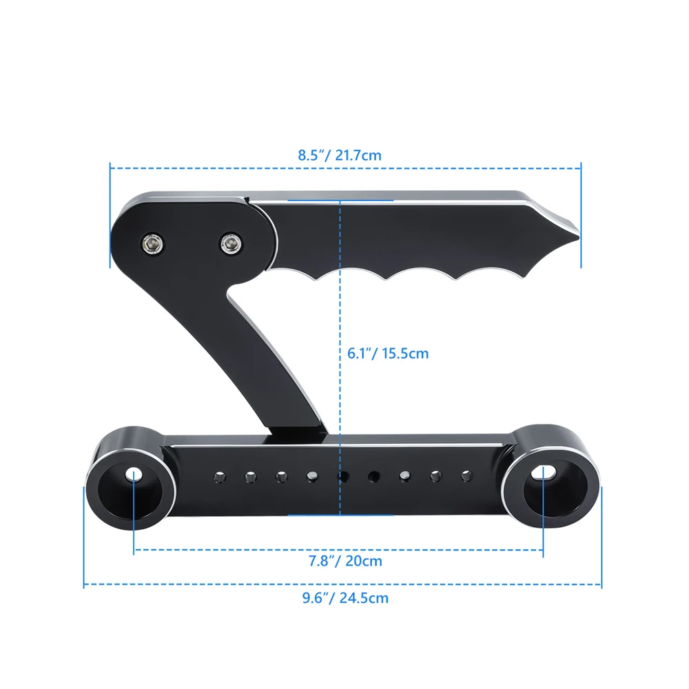 Adjustable Motorcycle Passenger Armrest Rear Arm Rest Mounting Kit for Can-Am Spyder F3 F3-S F3-T F3-L 2016-2024