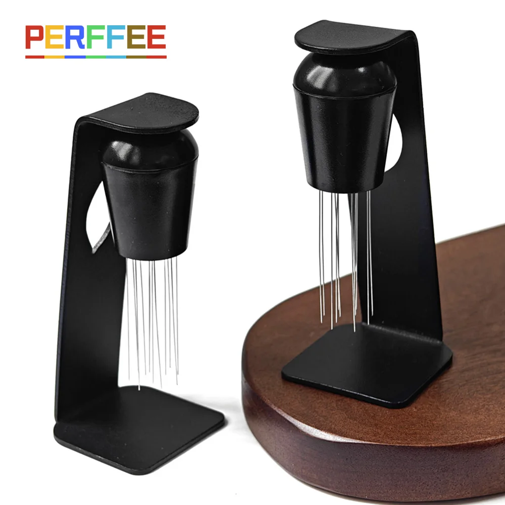 Ferramenta Magnética WDT, Agulha Misturadora de Café Expresso, Distribuidor de Café com Suporte, Distribuidor de Agulha para Café, Ferramentas de Barista para Café Expresso