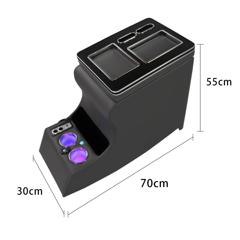 

For Viano Car Armrest Console Box Cup Holders Storage Apartment Viano Armrest Box