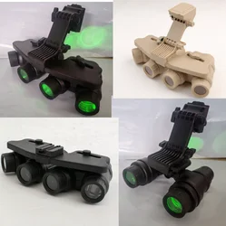 Tactical binoculars PVS18 GPNVG18 night vision device model with LED  four eye infrared night vision Dummy model