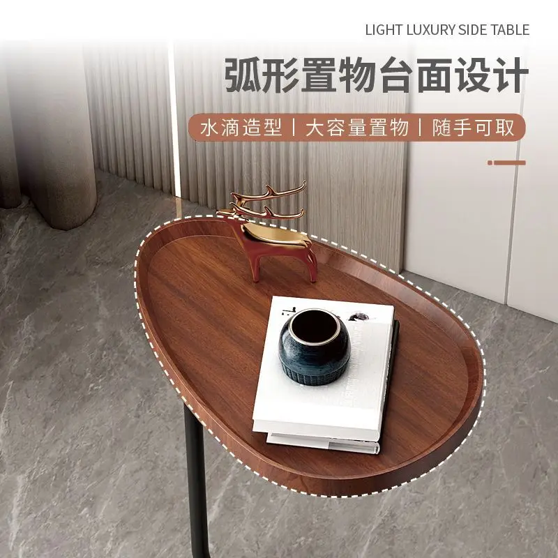 Light luxury bedside table for bedside tables, movable bedside tables for small apartments, living room corner tables, sofas, mi