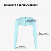 KoKossi Summer Women’s UV Protection Shawl Arm Sleeves Breathable Lightweight Thumb Hole Cycling Golf Driving Sports Outdoor 6