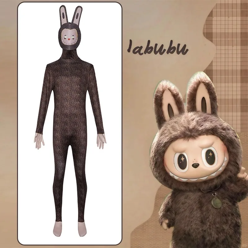 

POPMART Labubu Fun Dough Cosplay Costume Bubble Mart Character Role Play Chestnut Keben Me