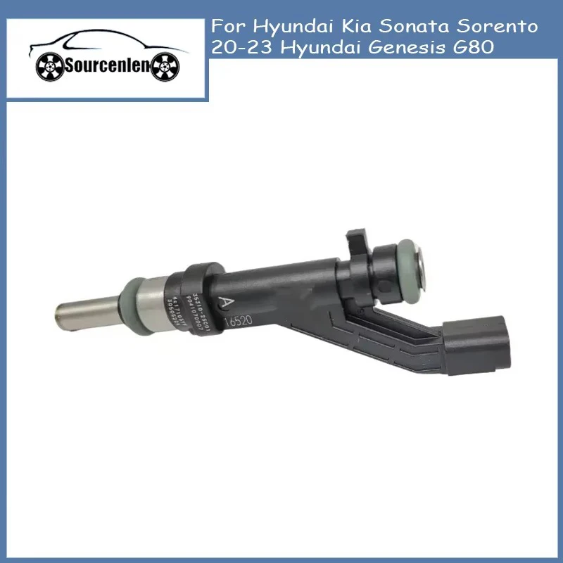 

1pcs for Hyundai Kia Sonata Sorento 20-23 Hyundai Genesis G80 Fuel Injector OEM 353102S001 35310-2S001