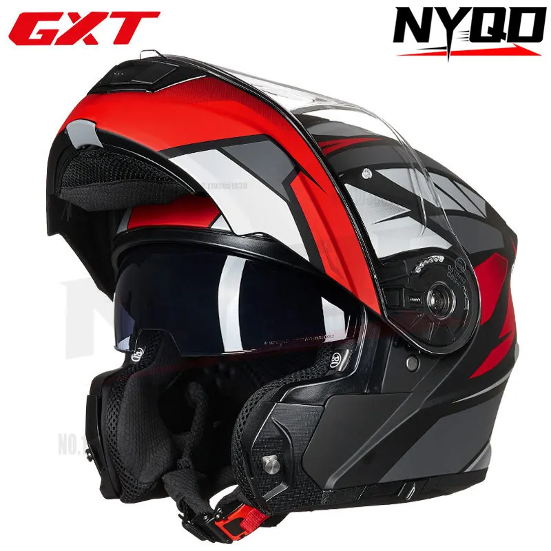 GXT Motorcycle Helmet Men's Women's Summer Sunscreen Increase motorcycle flip helmet casco moto full face helmet