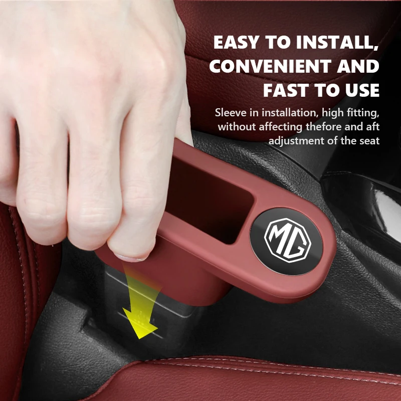 Car Seat Belt Base Protector Anti Scratch Cover Accessories For MG GT 3 5 6 7 GS Pilot HS ZS