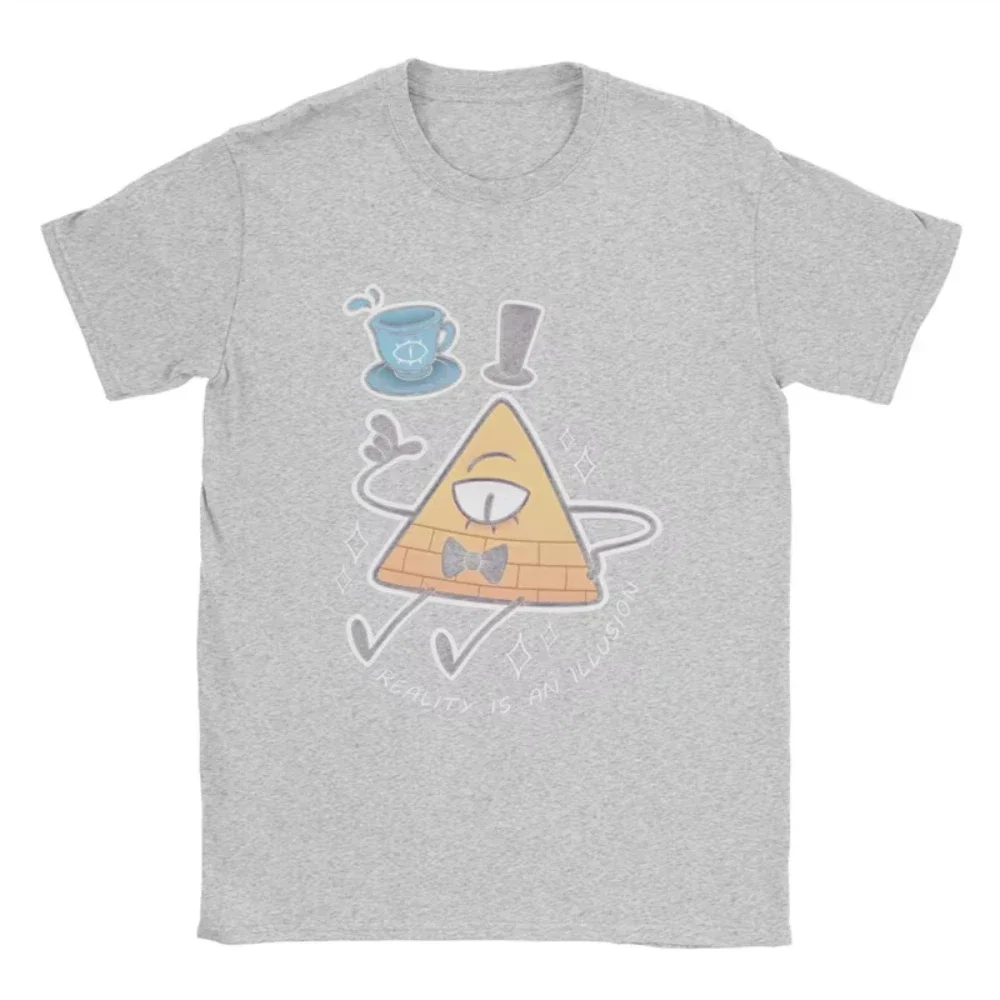 Summer Fashion Brand Men's Women's Gravity Fall Bill Password T-shirt Printed Top Casual Everything Loose Fitness