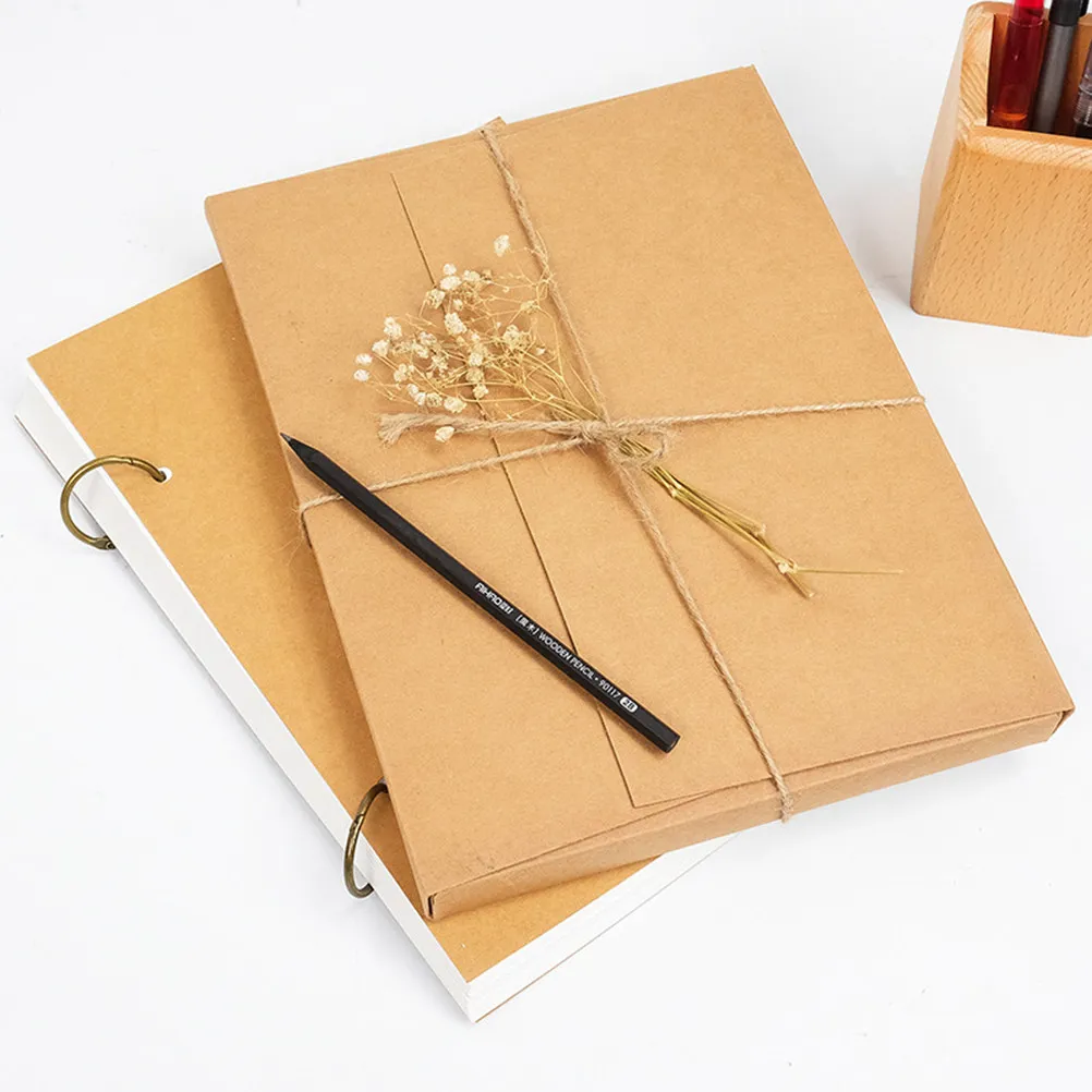 

1 шт. Альбом для рисования формата А4 с плотной бумагой, безопасной для глаз, чистый блокнот для рисования, письма, скетчей, для студентов