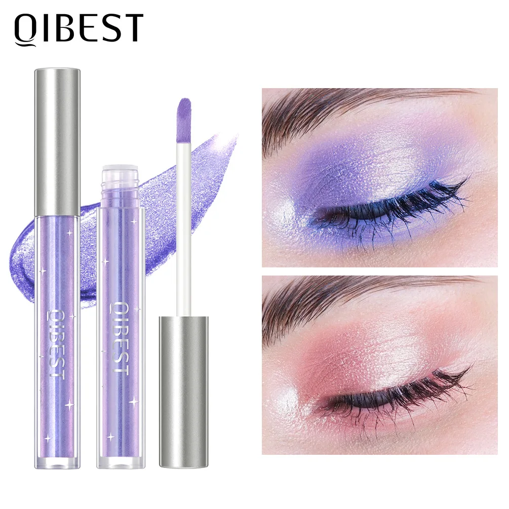 12 Colors Liquid Glitter Eyeliner Beauty Comestics Long Lasting Waterproof Eye Liner Shimmer Metallic Eye Liner Makeup Pen