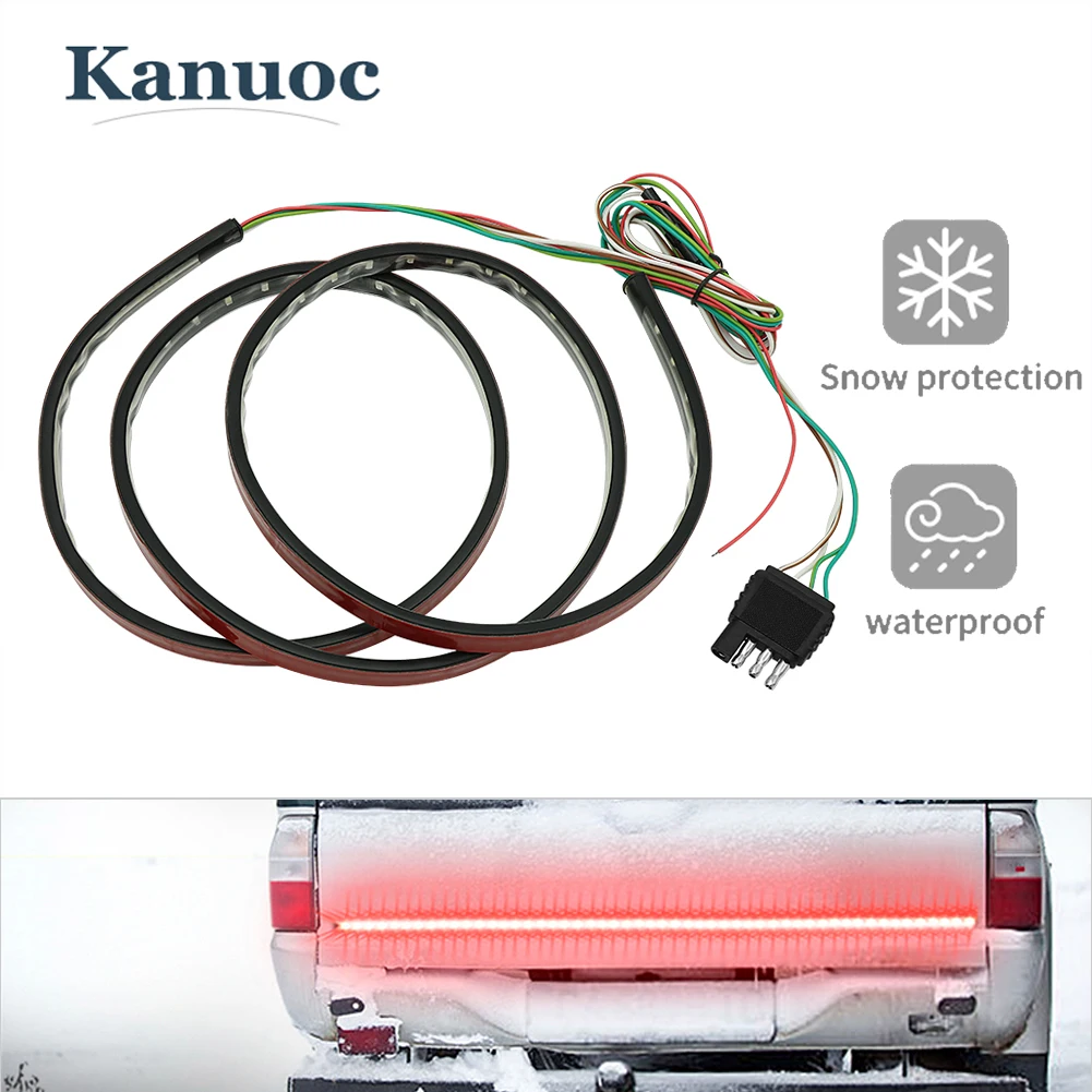 

LED Tailgate Day Running Light Tail Turn Signal Light Backup Brake Light For Truck Pickup Trailer Car RV VAN Jeep Towing Vehicle