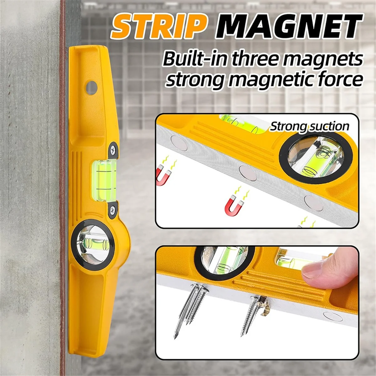 ระดับแม่เหล็ก DieCast ขนาด 10 นิ้ว, ระดับวิญญาณนั่งร้านแม่เหล็กมืออาชีพ