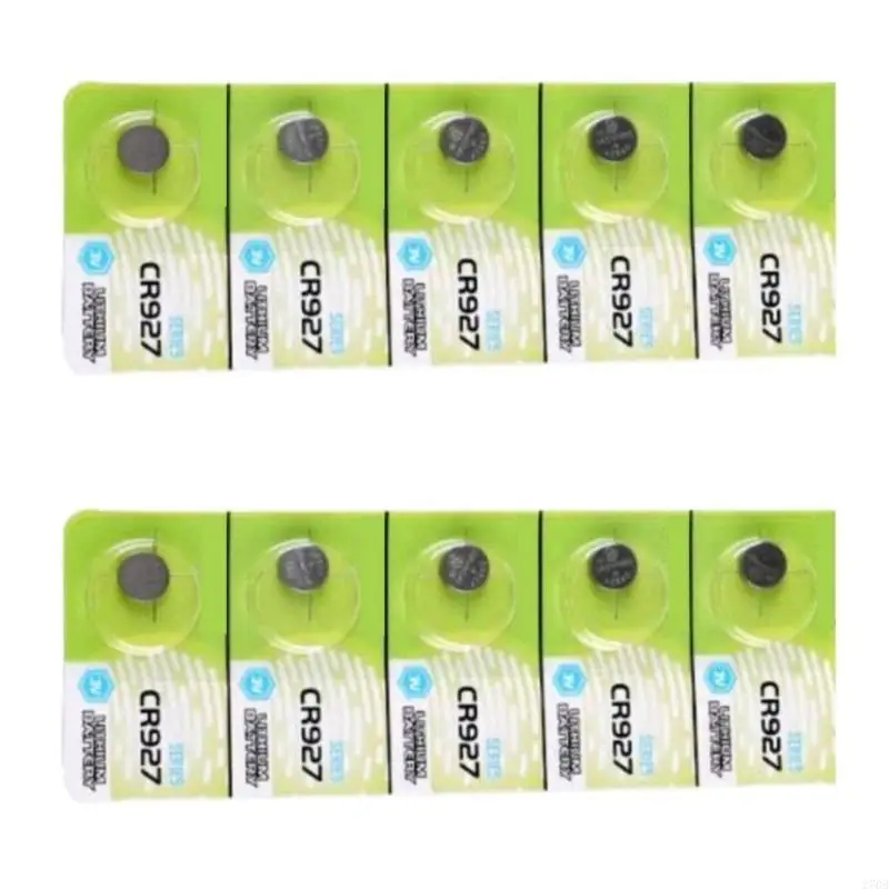 270B 5/10PIECS CR927 بطاريات عملة 3V بطاريات ليثيوم لأجهزة الطاقة المنخفضة مثل أجهزة التحكم عن بعد وساعات بطاريات CR927