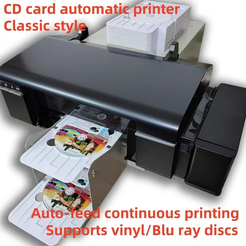 Professional Fully Automatic CD Printer Disc Printing Office Electronics Multifunctional Automatic Card Printer Card Printing Ma
