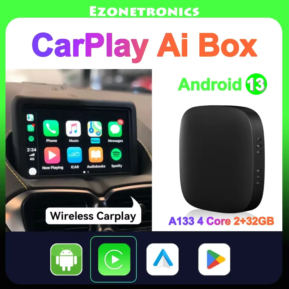 

Беспроводная Автомобильная ТВ-приставка CarPlay Ai на Android для Youtube Netflix для VW CC Golf R Fox GTI Polo Touran Gol Polo
