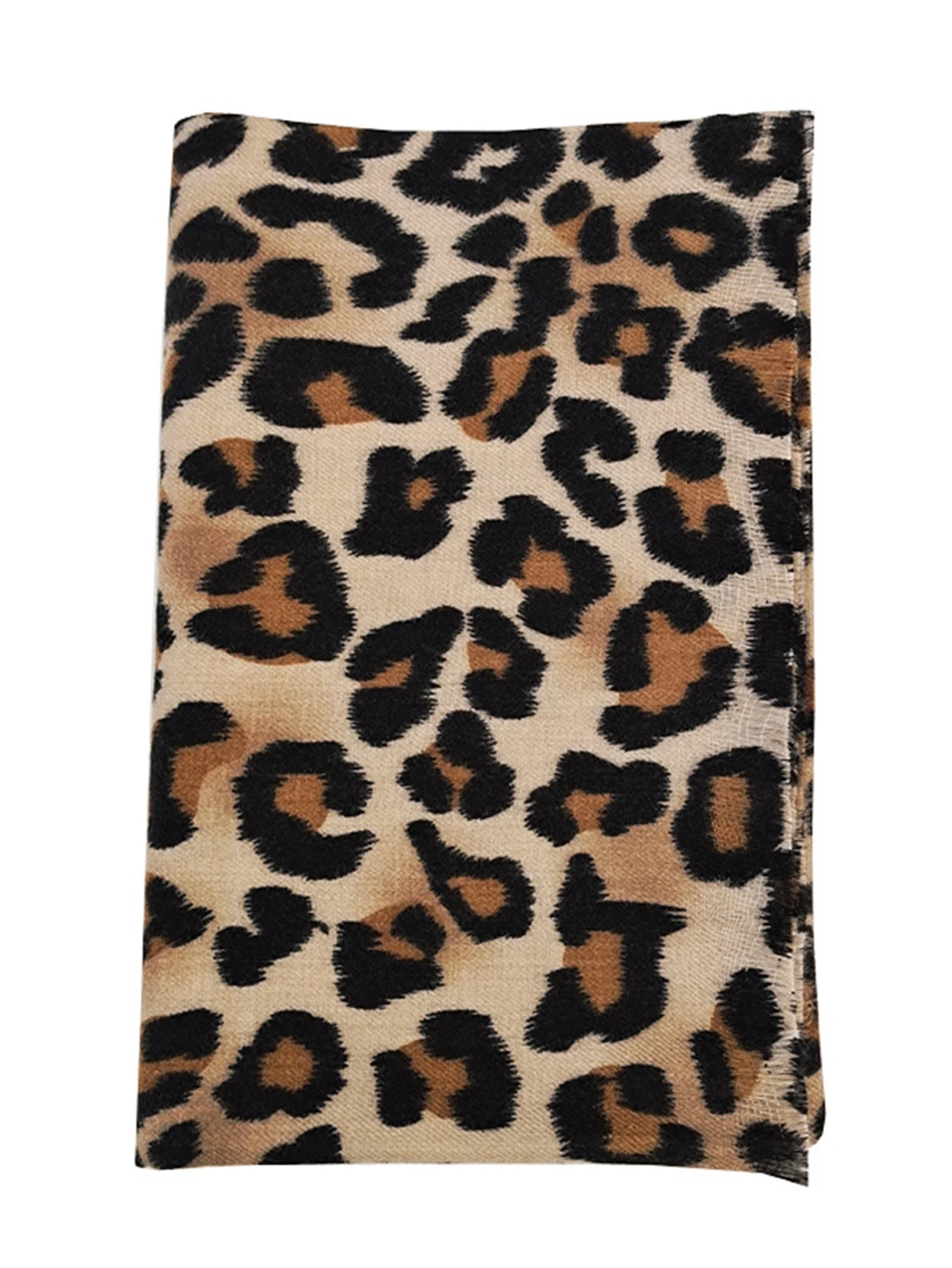 Leopard imitacja kaszmiru szalik apaszka dla kobiet modny szal okłady zimowe na zewnątrz utrzymuj ciepło szalik damski etole 210*80cm