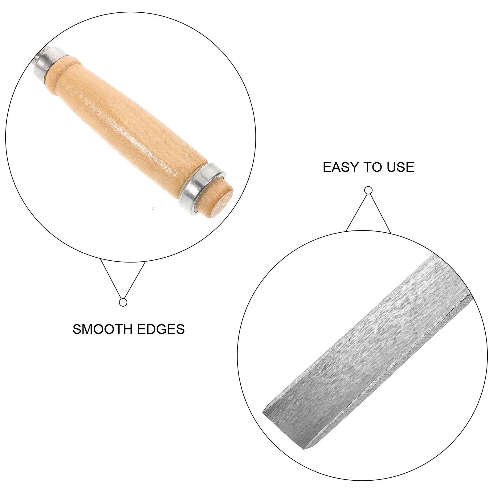 1Pcs Sturdy Wood Carving Gouge Semicircle Curved Chisel Polished Finish for Wood Craft Supplies Engraving Sculptural Detail Work