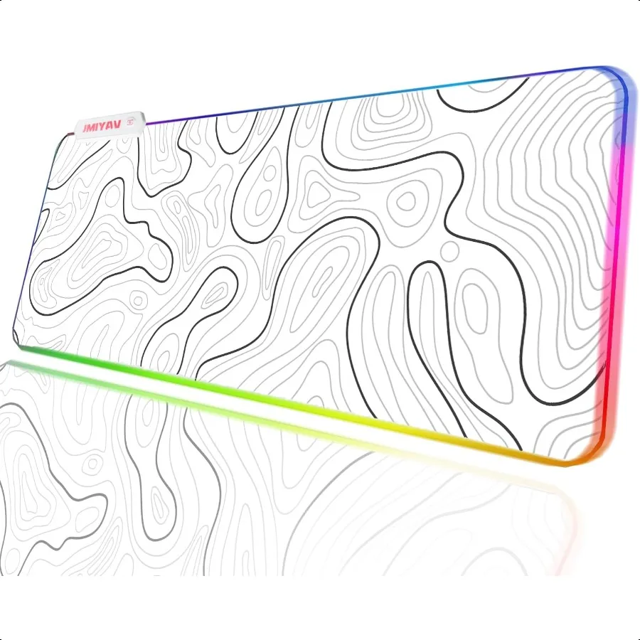 

Gaming Mouse Pad RGB Mousepad NonSlip Rubber Base Large Cool XL XXL Computer Desk Pad Gaming Accories LED Light Up Big Mouse Pa