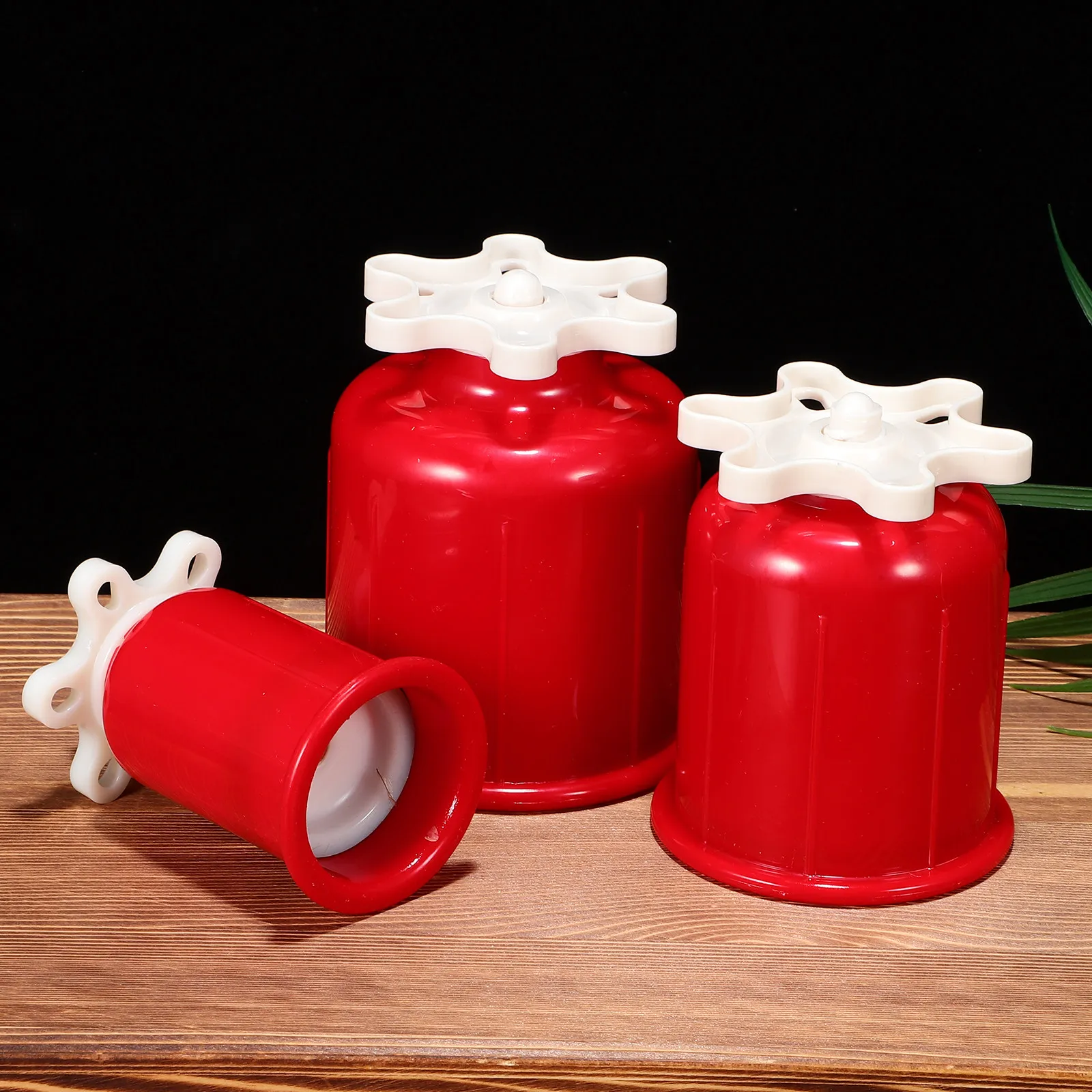 

6Pcs Plastic Cupping Therapy Set Multi Size Cups for Full Body Massage Home Use Fitness Cupping Therapy Set Massage Cups