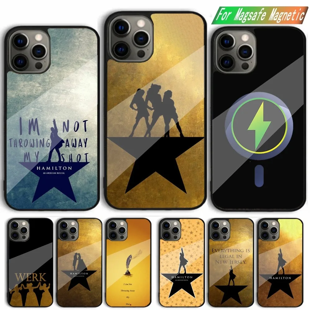 

H-Hamilton Musical Lyrics Phone Case For iPhone 15,14,13,12,11,Plus,Pro,Max Mini Magsafe Magnetic Wireless Charging