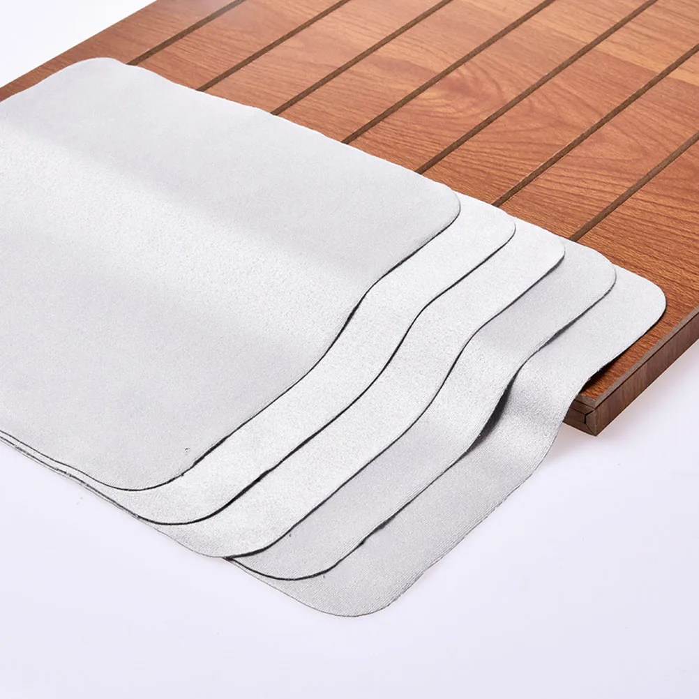 

10 Pcs Cleaning Cloth Scratch-free Supple Wipe Guitar Polishing Cell Phone Convenient Supply Suede for Instrument