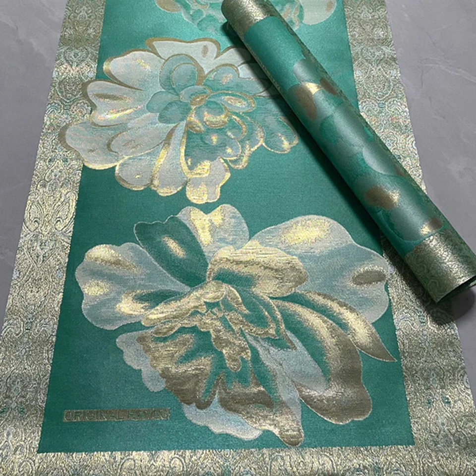 

3D Floral Embroidery African Sego Gele - 2-Pcs Luxury Hayes Headtie Set, High-Quality Headwrap Fabric for Women Wedding TX-5-12