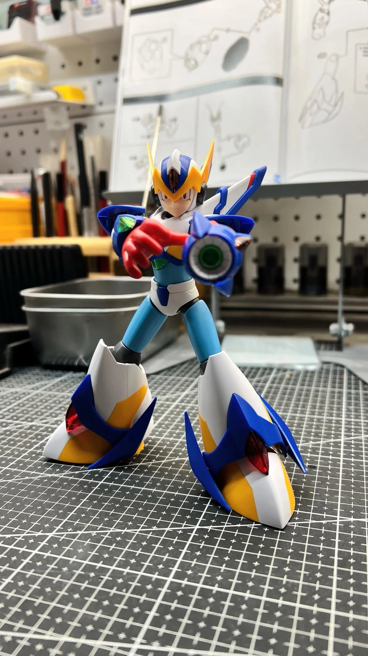 Kotobukiya Rockman X Falcon درع عمل الشكل Megaman X5 أنيمي الجمعية أطقم منمذجة جديد Ss نموذج تحصيل لعبة هدية