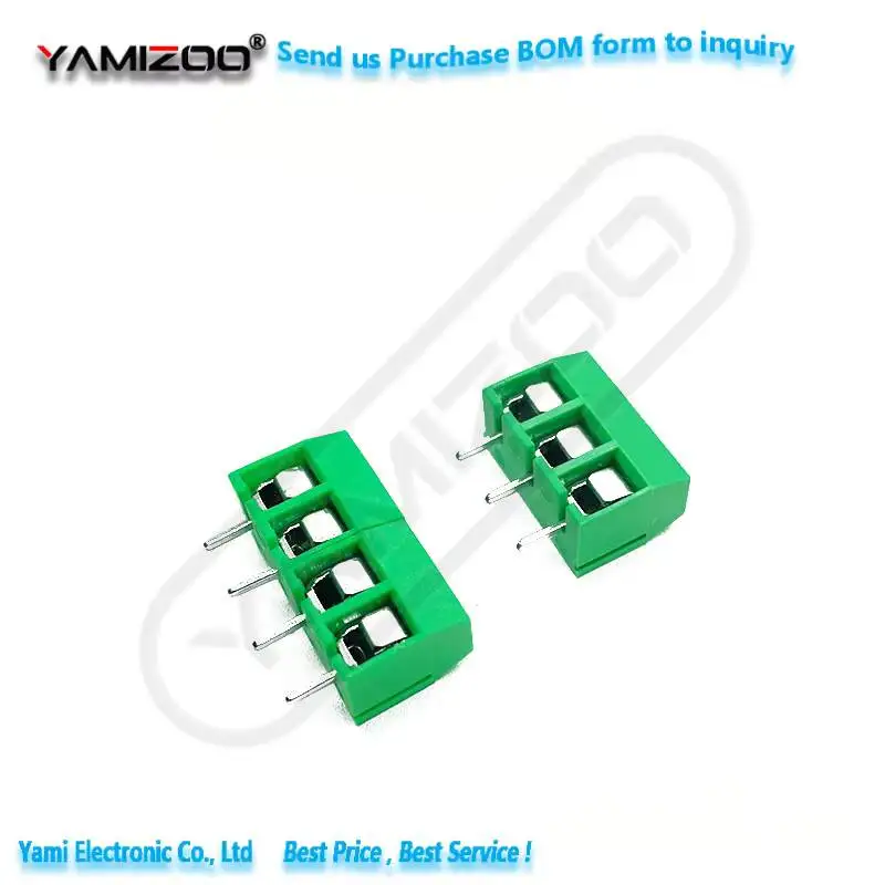 10 Stück Verdrahtungsklemmen MG KF301-5.0MM Pitch 2P 3P 4P, verbindbar, Kupfer, umweltfreundlich, Schraubtyp 300V/10A – Detail 3
