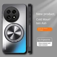 For Oneplus 13R 13 R AG Frosted Magnetic Stand Holder Phone Case For One Plus ACE 5 Pro 1+13R Shockproof Hard Back Cover Bumper
