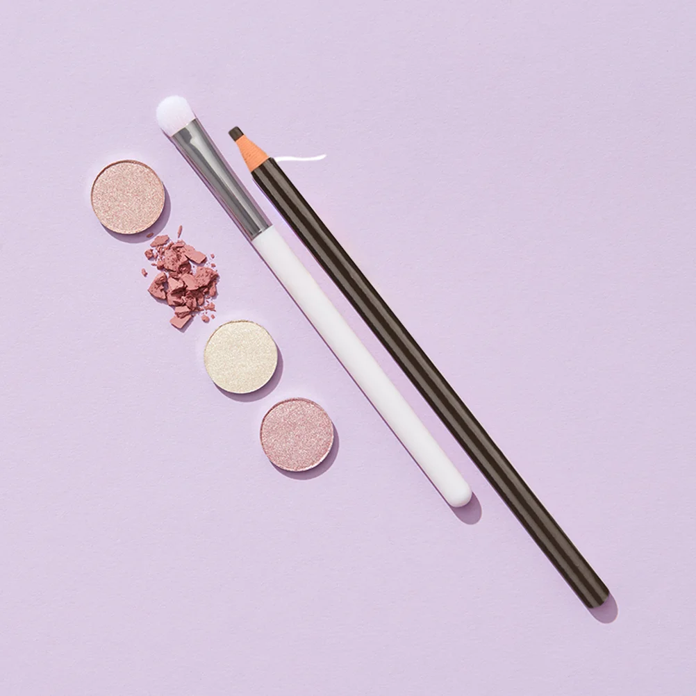 Pull Type Line Drawing Eyebrow Pencil Brown Eyeliner Lead Pencils Makeup for Women Set Portable Smudge Proof Waxy Grey Women's