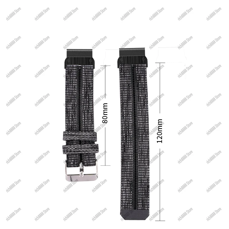 26mm Sport Nylon WatchBand Strap For Garmin Fenix 7X 6X 6XPro 5X Easyfit Wriststrap For Garmin Fenix 3 HR Band Quick Release