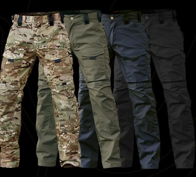 Taktische Cargo Hosen Herren Multi-taschen Tragen-beständig Neue Hosen Outdoor Training Wandern Angeln Beiläufige Lose Hosen Männlich